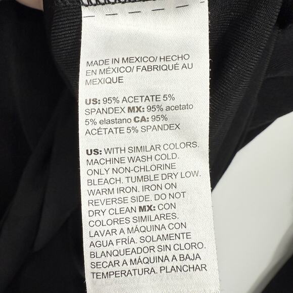 Chicos Travelers 3 Two-Tone Top XL Black Red Roundneck Artsy Boxy Lagenlook - Picture 7 of 9